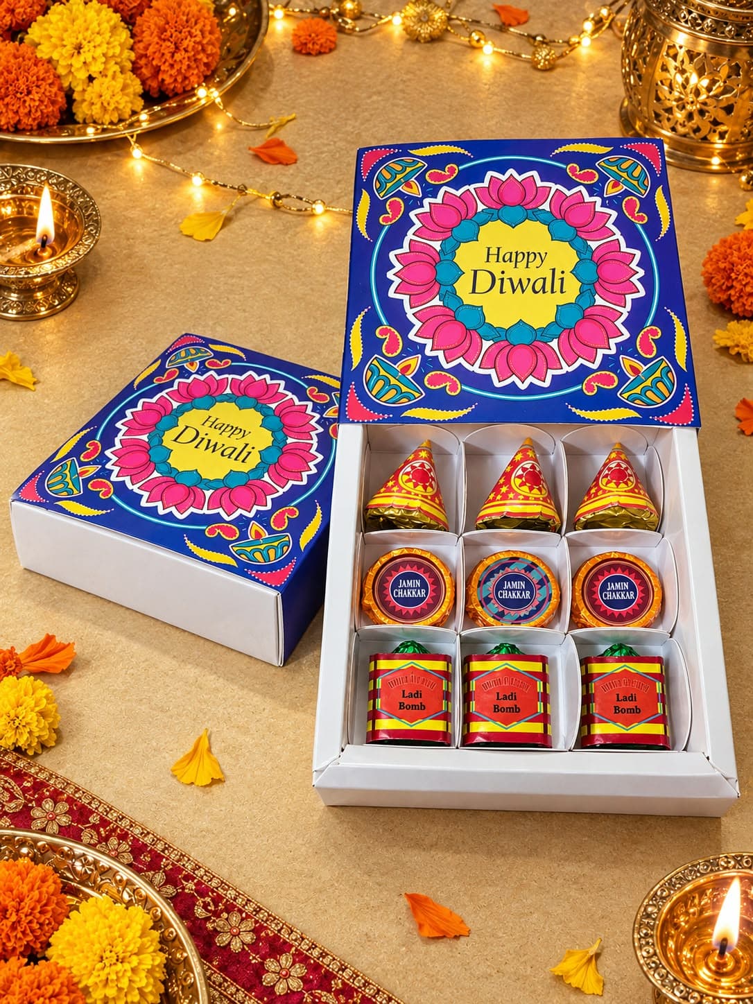 Diwali Firecracker Chocolate Giftbox